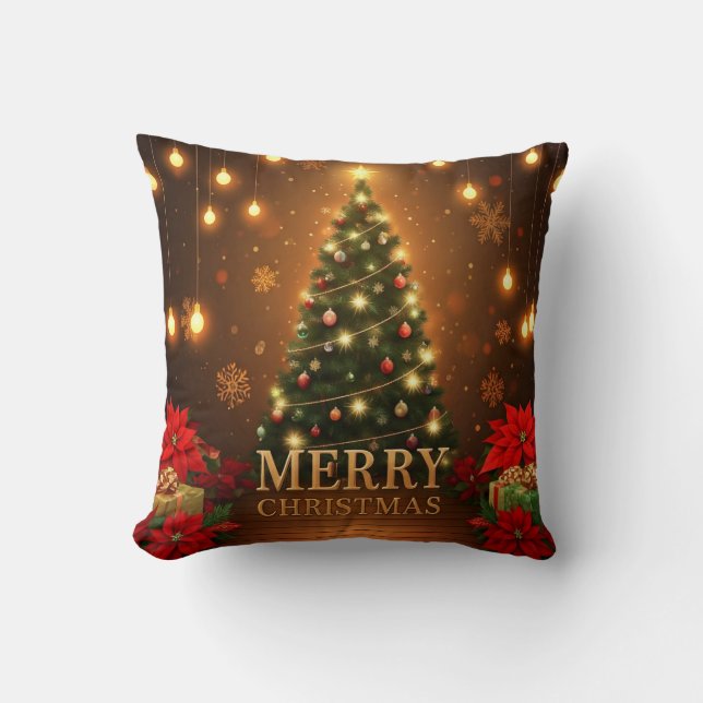 Cosy Christmas Cabin: Cushion (Front)