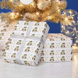 Cosy Christmas Camper Wrapping Paper
