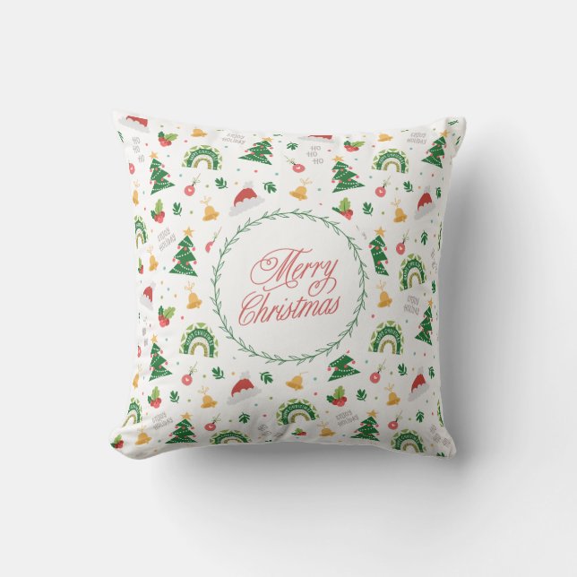 "Cosy Christmas Comforts" Cushion (Front)