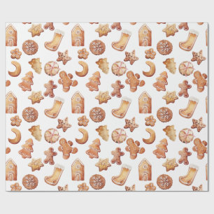 Cosy Christmas cookies Wrapping Paper