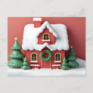 Cosy Christmas Cottage Card