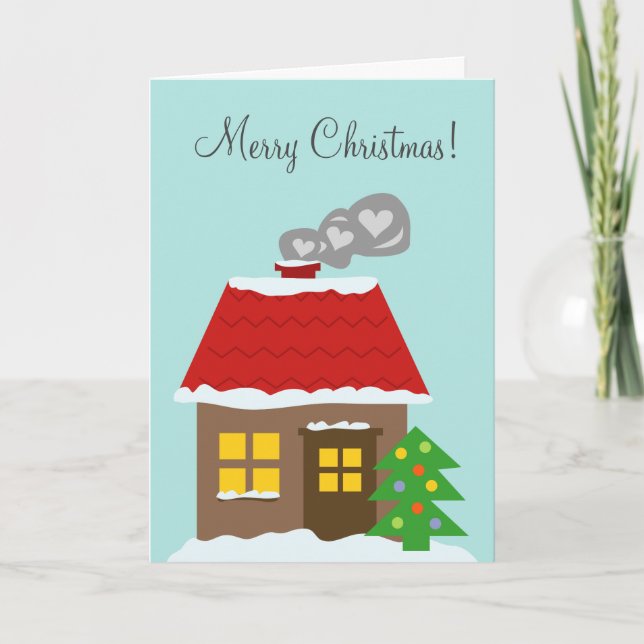 Cosy Christmas cottage house custom Holiday (Front)