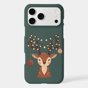 Cosy Christmas Deer with Ornaments and LPhone Case