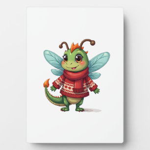 Cosy Christmas Dragonfly Plaque