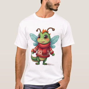 Cosy Christmas Dragonfly T-Shirt