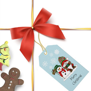 Cosy Christmas Gnome Snowman Winter Holiday Cute Gift Tags