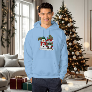 Cosy Christmas Gnome Snowman Winter Holiday Cute Hoodie