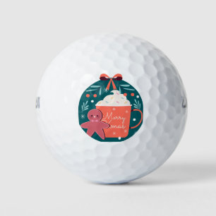 Cosy christmas golf balls