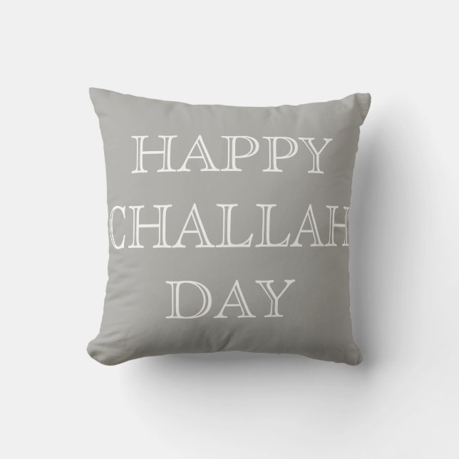 Cosy Christmas Happy Challah Day Cushion (Front)