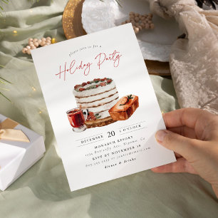 Cosy Christmas Holiday Party Invitation