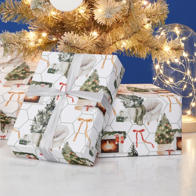 Cosy Christmas Holiday Wrapping Paper (Holidays)