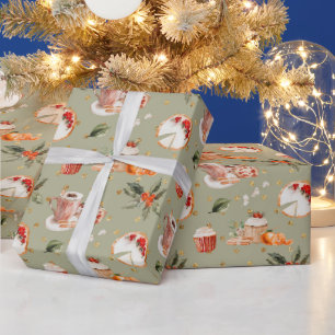 Cosy Christmas Holiday Wrapping Paper