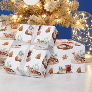 Cosy Christmas Holiday Wrapping Paper