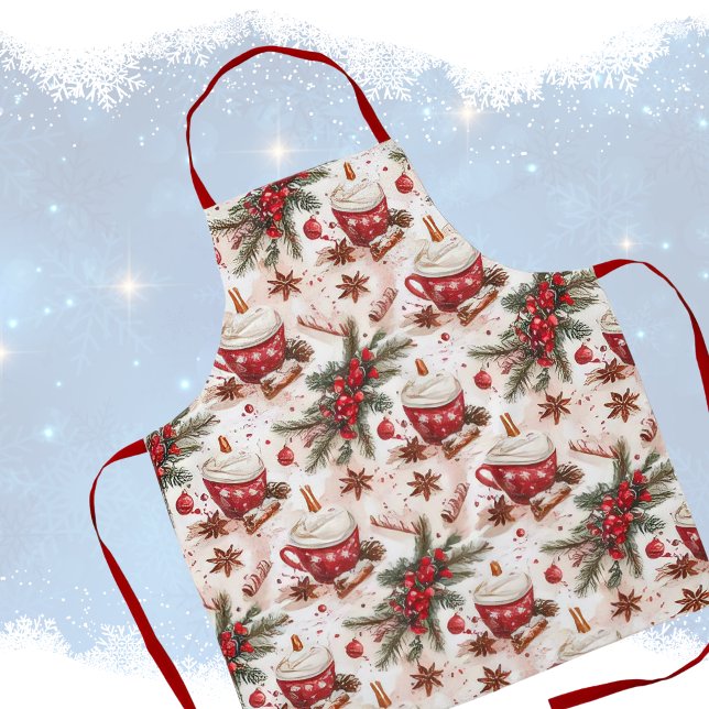 Cosy Christmas Hot Cocoa Apron (cosy christmas 1)