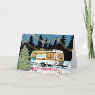 Cosy Christmas Journey: Celebrating the Season Holiday Card