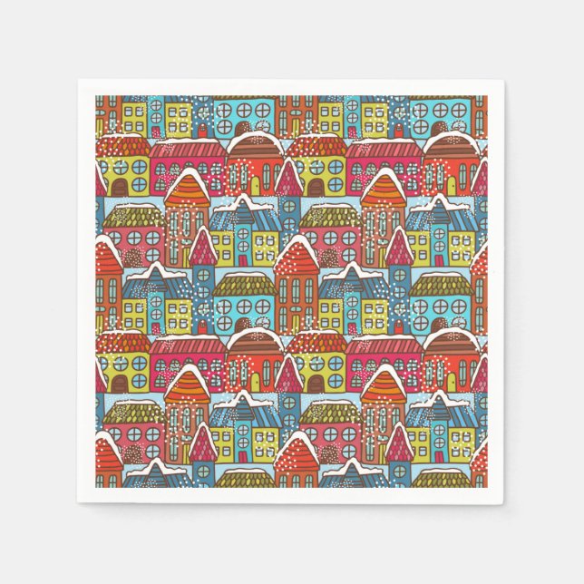 Cosy Christmas Napkin (Front)