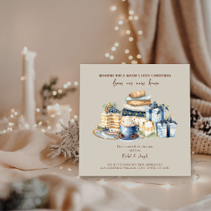 Cosy Christmas New Home Christmas Holiday Card