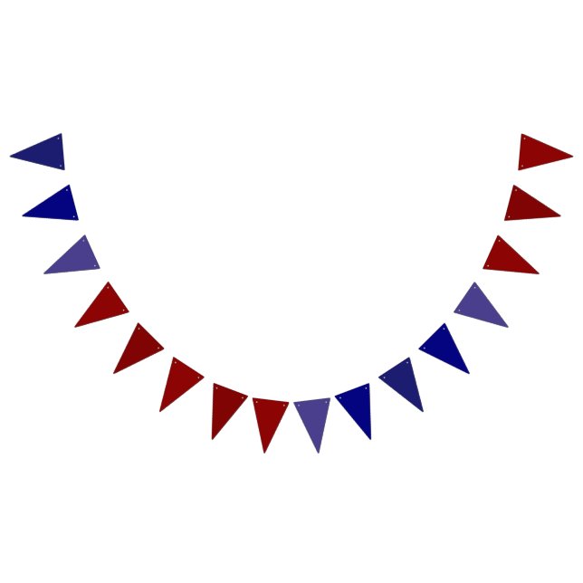 Cosy Christmas Night Gradient Bunting Flags (All)