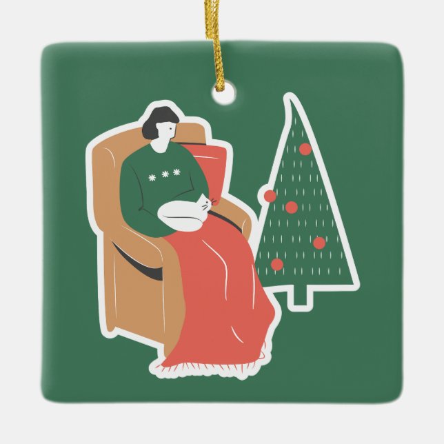 Cosy Christmas Ornament (Front)