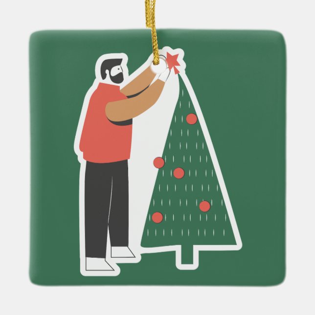 Cosy Christmas Ornament (Front)