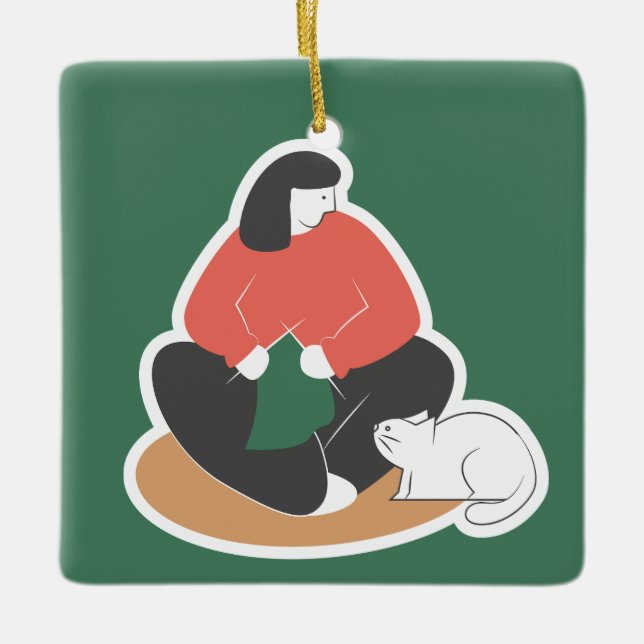 Cosy Christmas Ornament (Front)