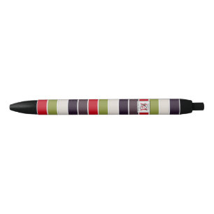 Cosy Christmas Pastel Colour Palette Monogram Black Ink Pen