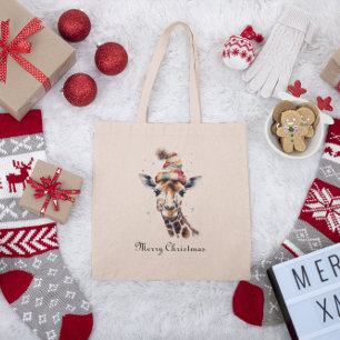 Cosy Christmas Safari, custom Tote Bag