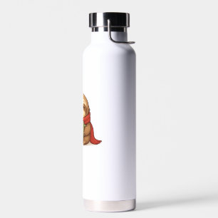 Cosy Christmas Sloth with Hot Chocolate � Cute Win Water Bottle