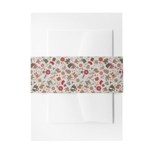 Cosy Christmas & Spice  Invitation Belly Band