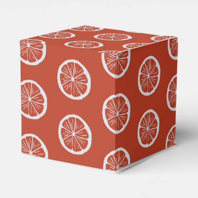 Cosy Christmas & Spice Oranges Favour Box (Back Side)