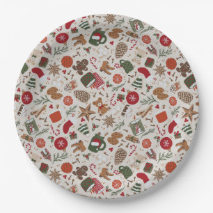 Cosy Christmas & Spice Paper Plate