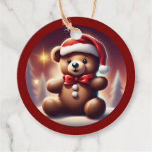 Cosy Christmas Teddy Gingerbread TWArt