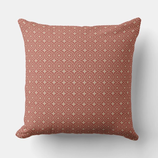 Cosy Christmas Throw Pillow (Front)