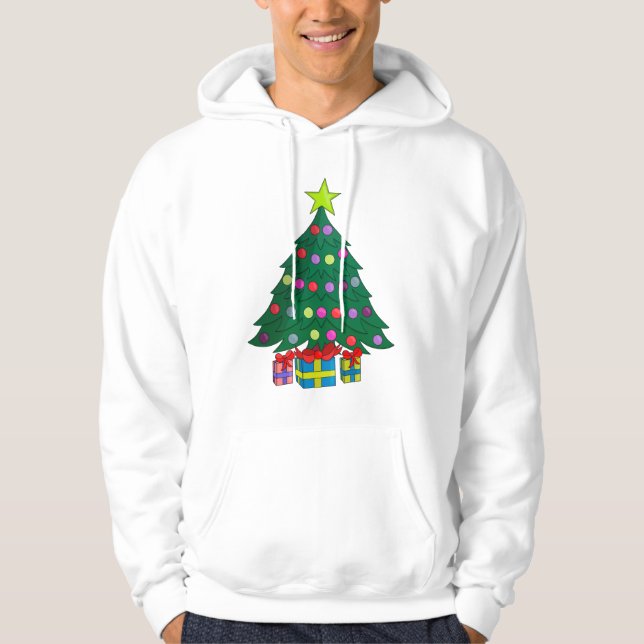 Cosy Christmas Tree Hoodie (Front)