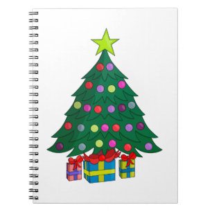 Cosy Christmas Tree Notebook