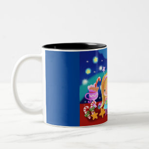Cosy Christmas Two-Tone Coffee Mug