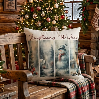 Cosy Christmas Wishes Accent Pillow