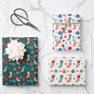 Cosy Christmas Wrapping Paper Set