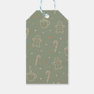 Cosy Cocoa Gingerbread Christmas Gift Tags