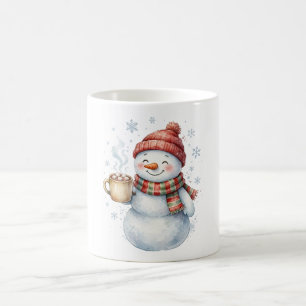 Cosy Cocoa Snowman Christmas Coffee Mug