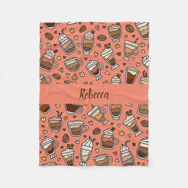 Cosy Coffee Blanket For Relaxing Sips (Front)