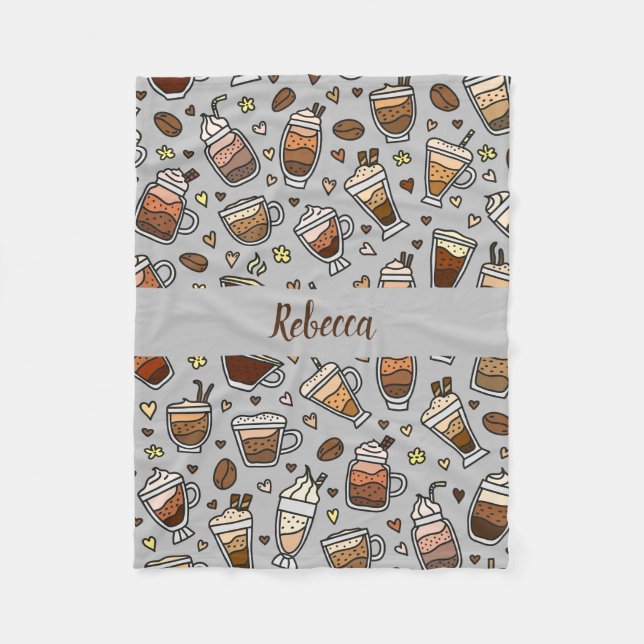 Cosy Coffee Blanket For Relaxing Sips (Front)