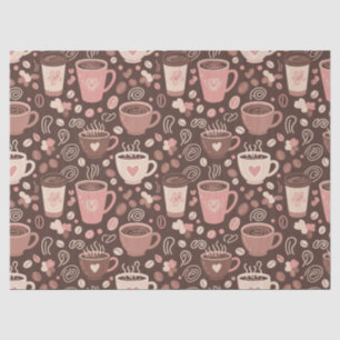 Cosy Coffee Cup Pattern (2) Tissue Paper