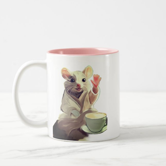 Cosy Coffee Mouse mug (Left)