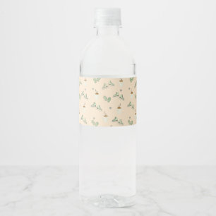 Cosy Coffee Water Bottle Label