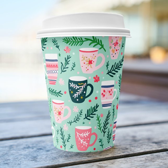 Cosy Colourful Cups Holiday Paper Cup Set (Creator Uploaded)