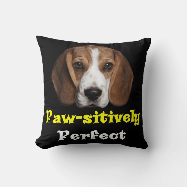 Cosy Comfort for Dog Lovers – Paw-some  Cushion (Front)