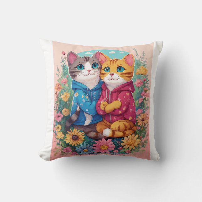 "Cosy Companions: Purr-fect Pillow Pals" (Front)