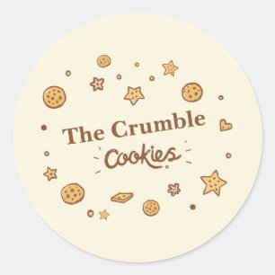 Cosy Cookie Delights Classic Round Sticker