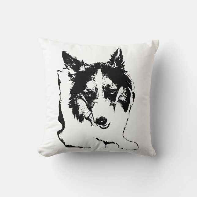 Cosy Corgi by Candlelight Cushion (Front)